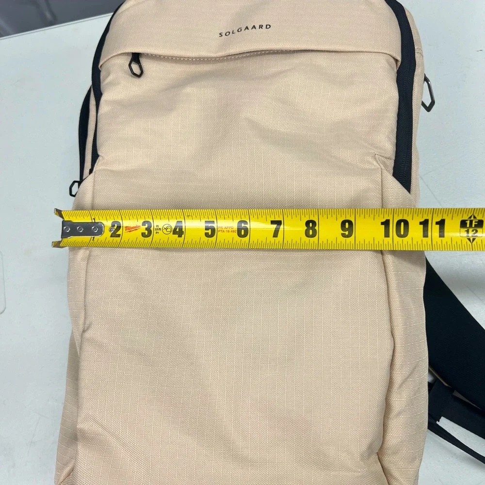Solgaard‎ The Endeavor Backpack Sand Beige Laptop Travel Bag Mens NWOT